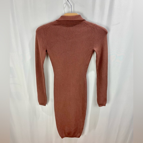 Wilfred Cove Dress in Carmalized Walnut Brown Size XS - Picture 3 of 6